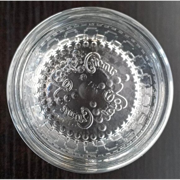 Vintage Embossed Etch Crown Royal Low Ball Whiskey Old Fashion Glass Set Whisky - Picture 5 of 5